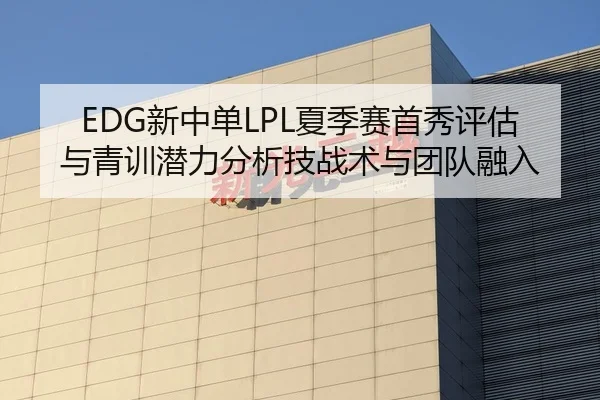 EDG新中单LPL夏季赛首秀评估与青训潜力分析技战术与团队融入